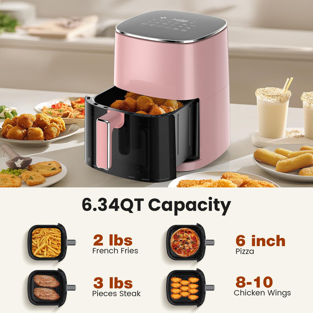 6 Quarts Air Fryer with Window P34757