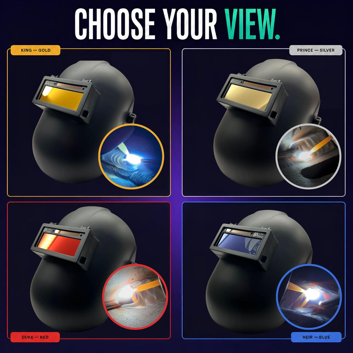 Blue Auto Darkening Welding Lens S375