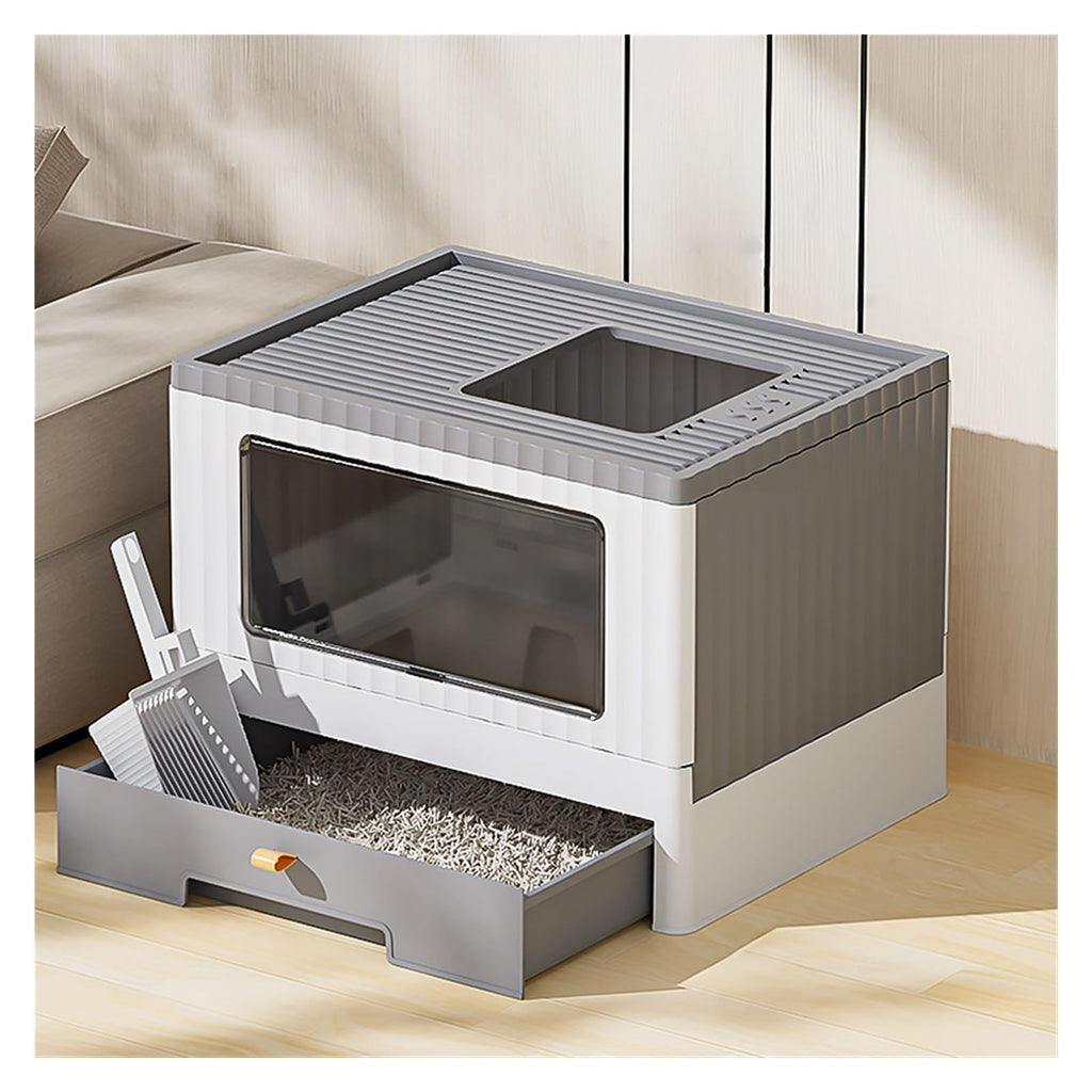 Foldable Cat Litter Box with Lid L96121