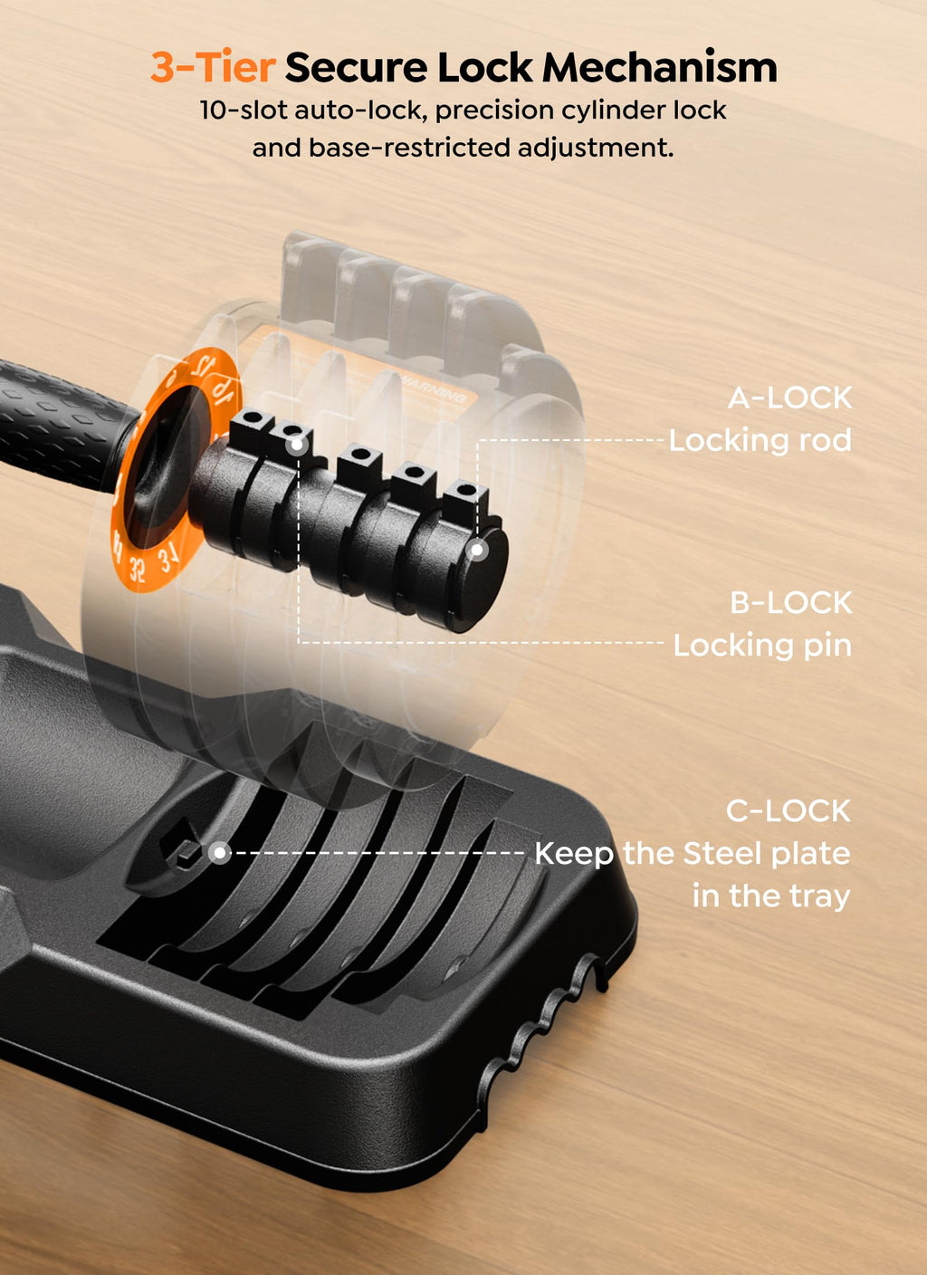 Adjustable Dumbbell Set of 2 D685108