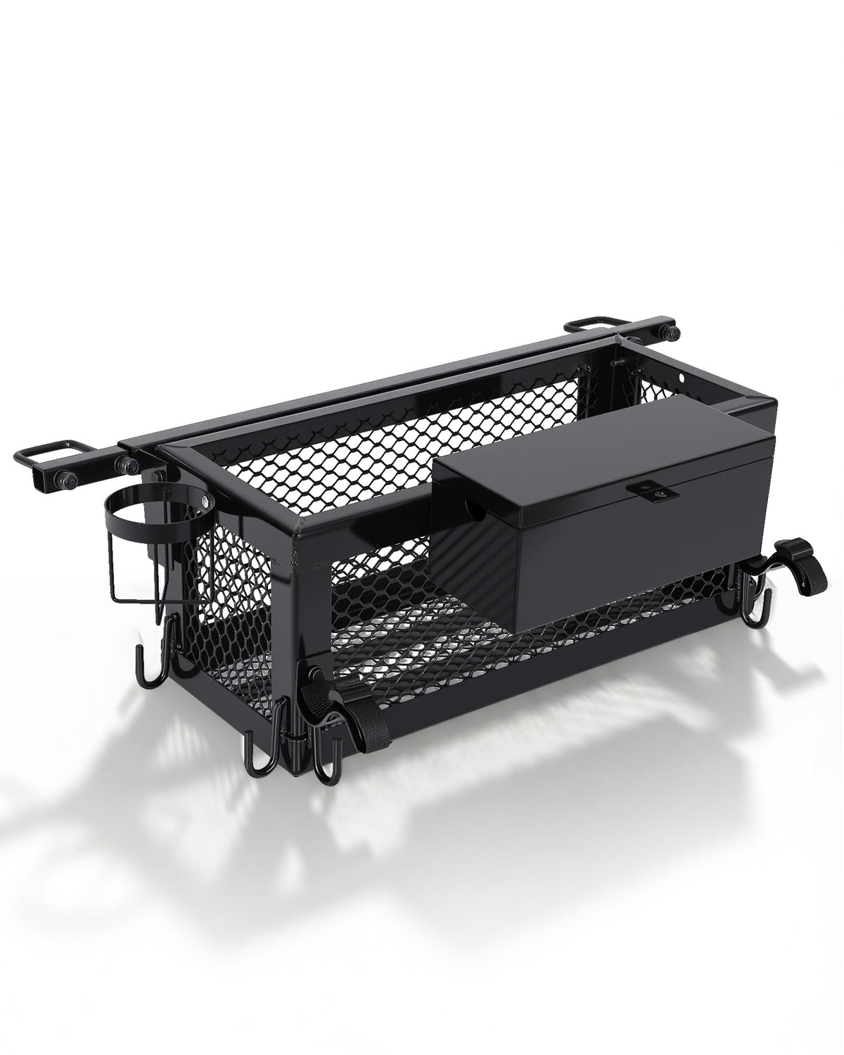 Heavy Duty Tractor Tool Box Basket Attachment 24x10x10in Storage Box O211135