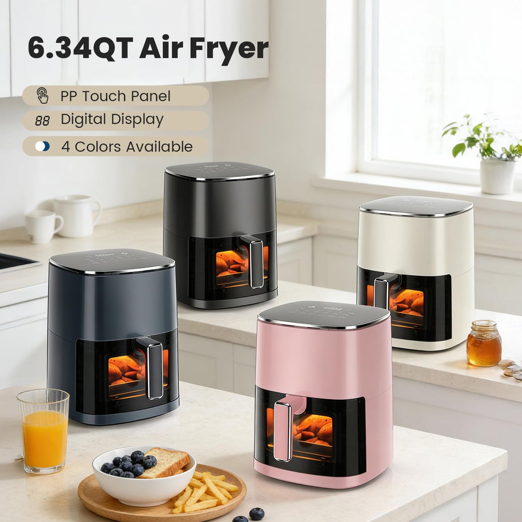 6 Quarts Air Fryer with Window P34757