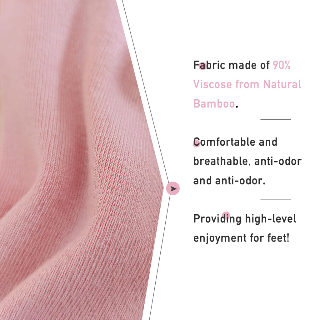 Viscose Bamboo Crew Socks 5 Pairs X7523