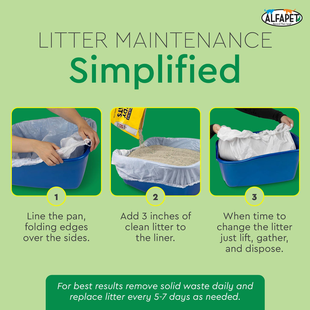 Heavy Duty 52 Pack Litter Box Liners C6004