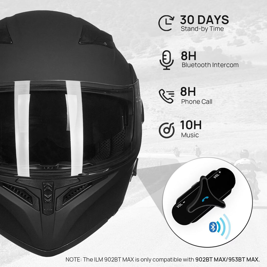 Bluetooth Modular Flip up Full Face Motorcycle Helmet G15109