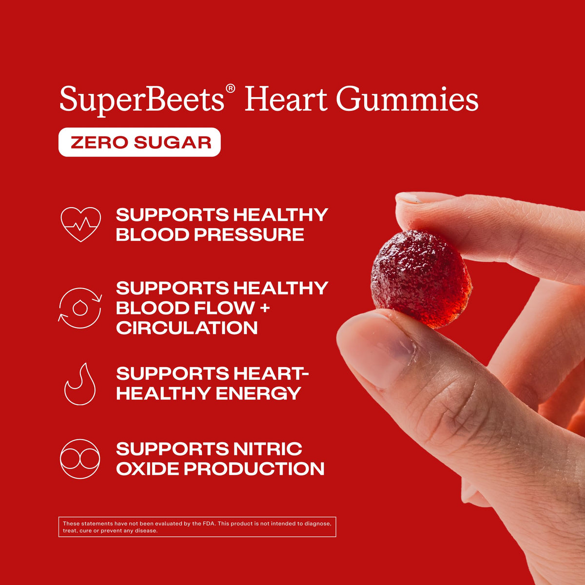 Zero Sugar Beet Gummies 60 Count X3601