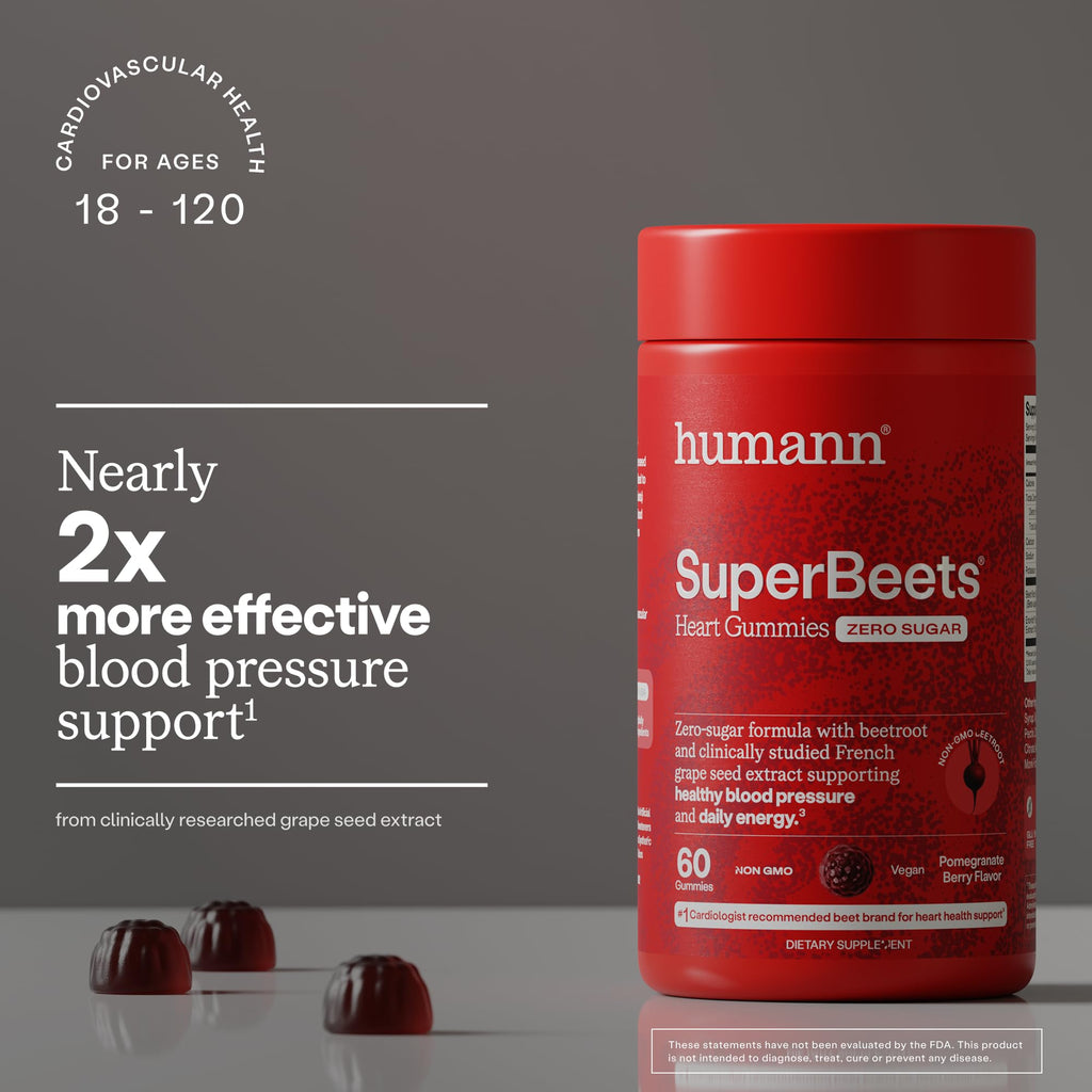 Zero Sugar Beet Gummies 60 Count X3601