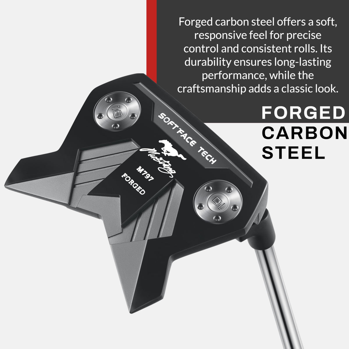 Forged Blade & Mallet Plumber's Neck Putter U684
