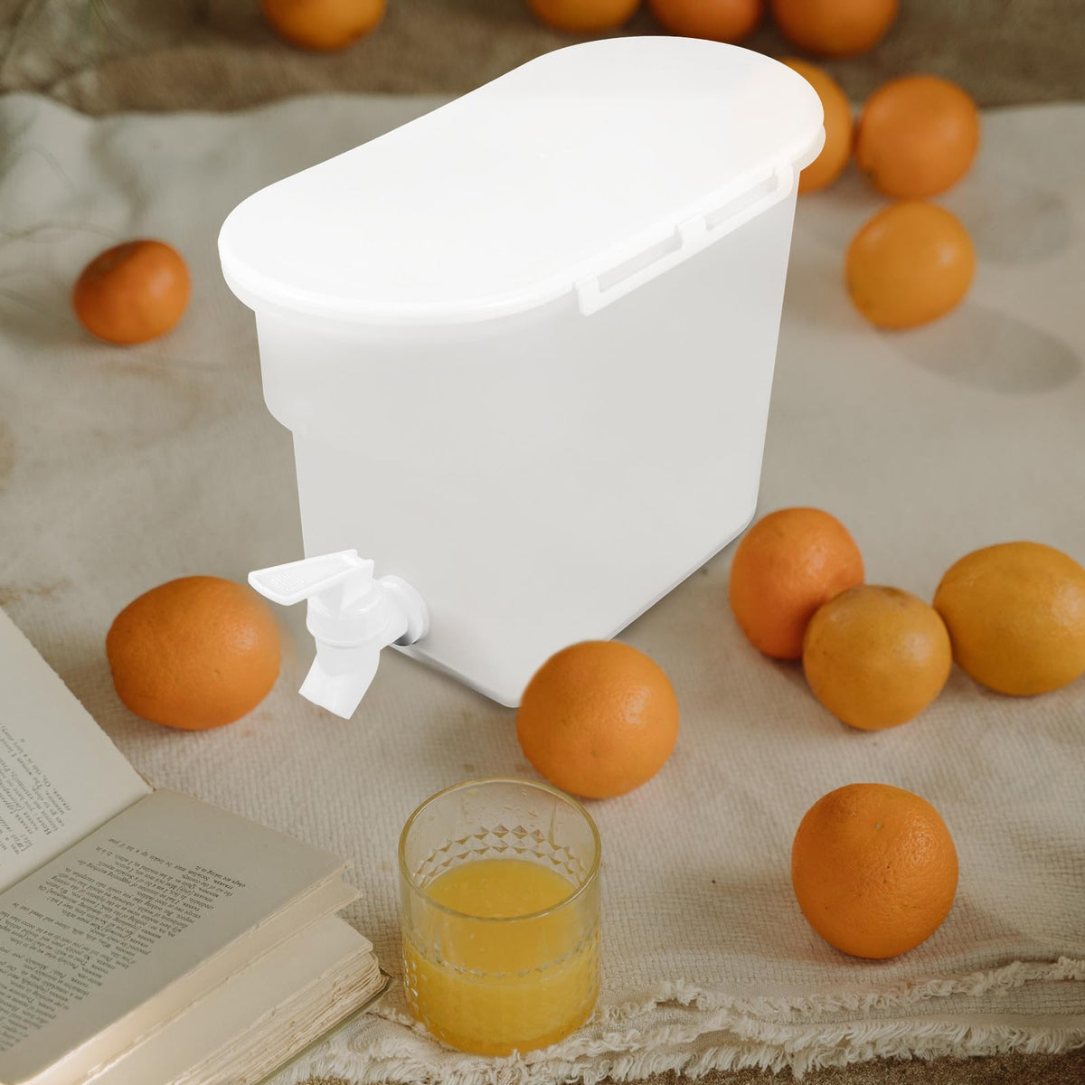 Water Jug with Faucet Heat Resistant PP Pitcher Q238
