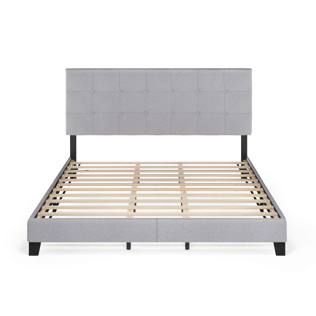 California King Upholstered Platform Bed Frame P18303