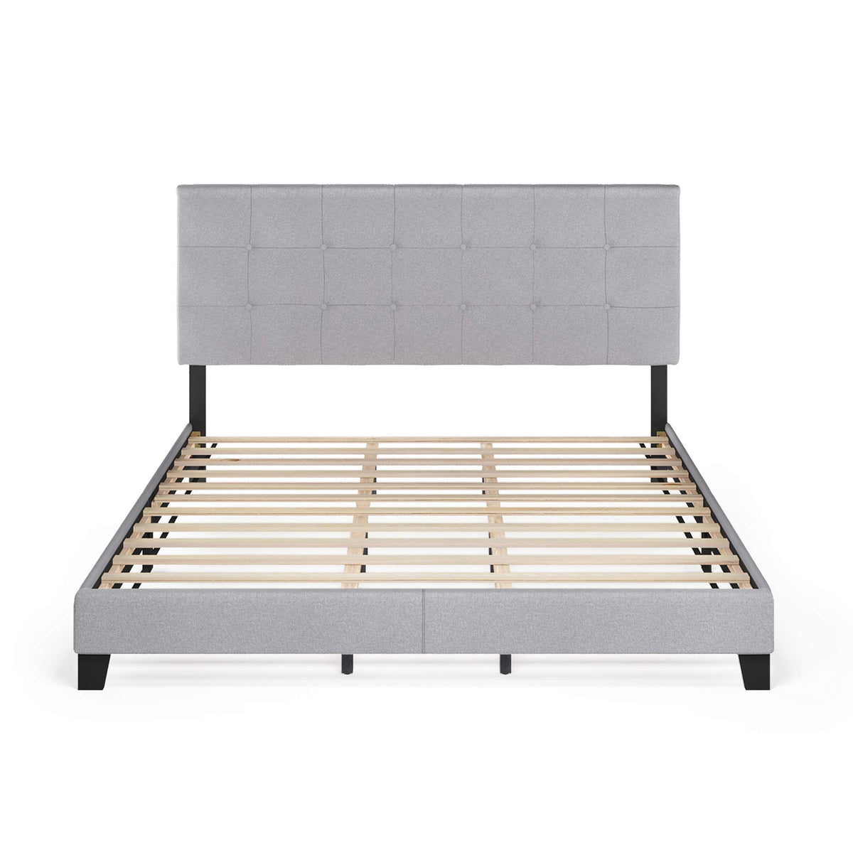 California King Upholstered Platform Bed Frame P18303