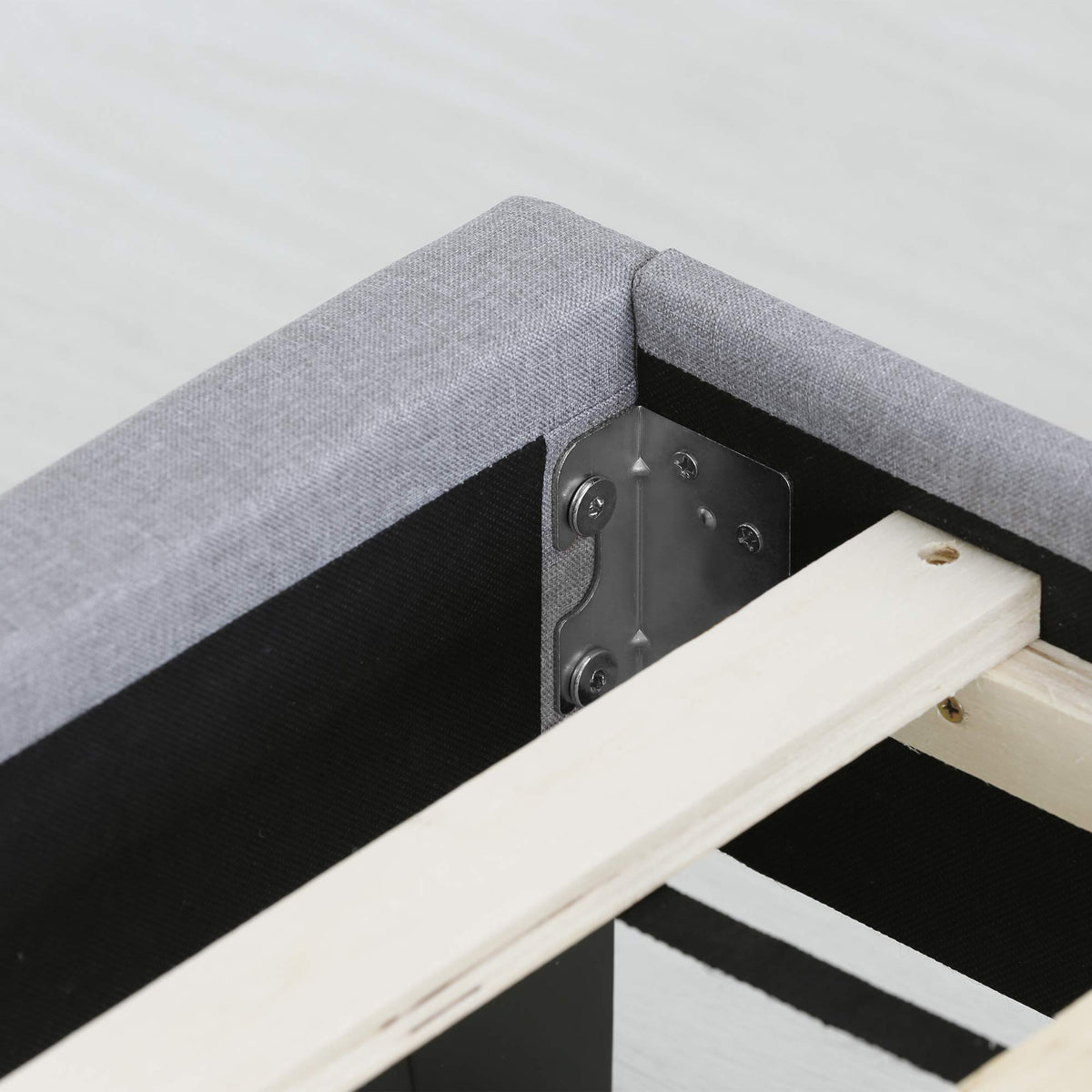 California King Upholstered Platform Bed Frame P18303