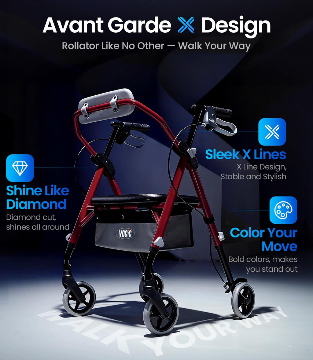 Rollator Walker with Seat A32396
