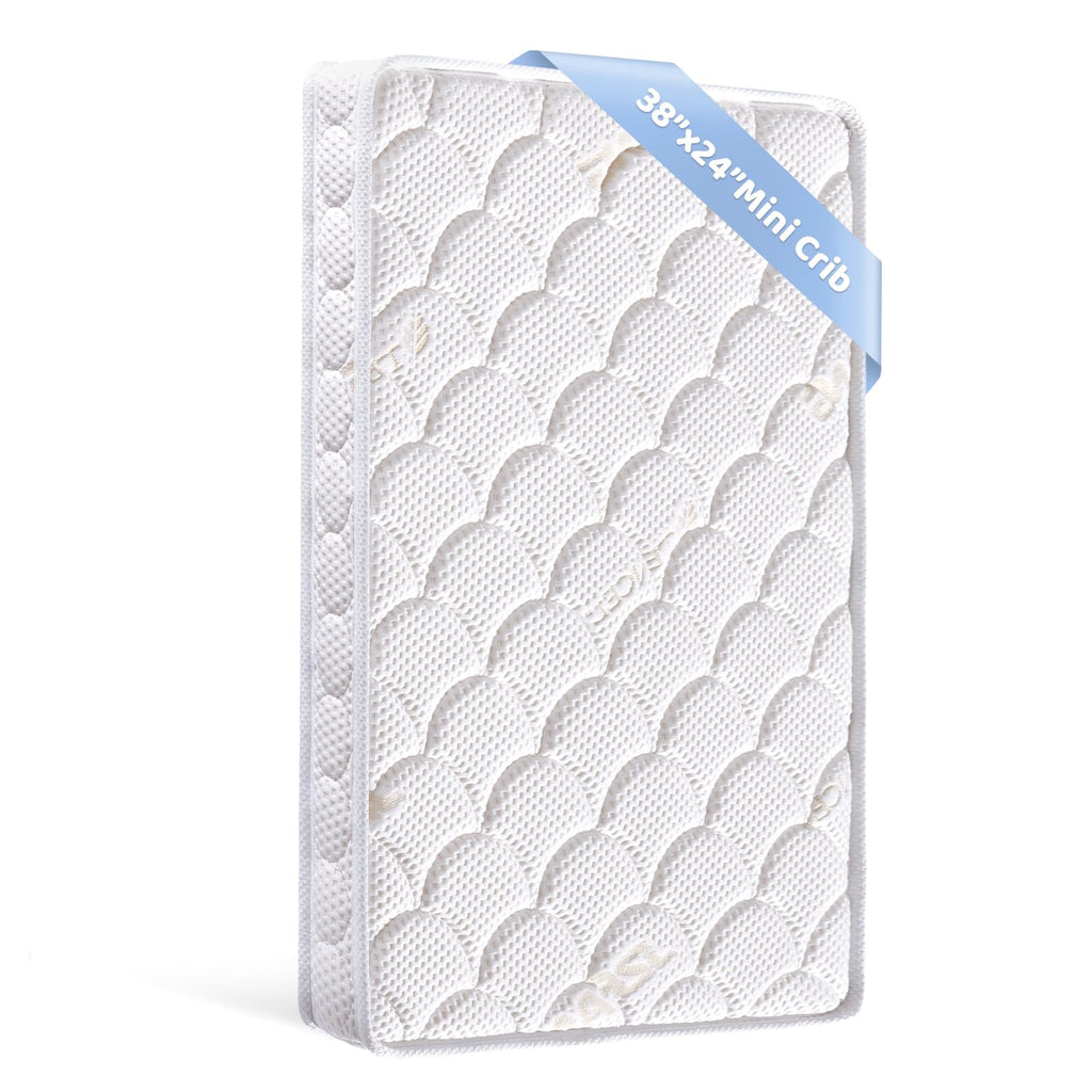 Mini Crib Mattress 38x24x4 Inch Dual Sided Firm Support Comfort Foam M584368
