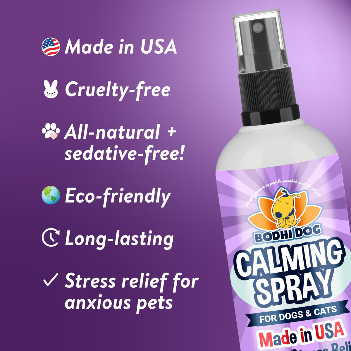 Lavender Calming Spray for Dogs & Cats 8 oz J188889