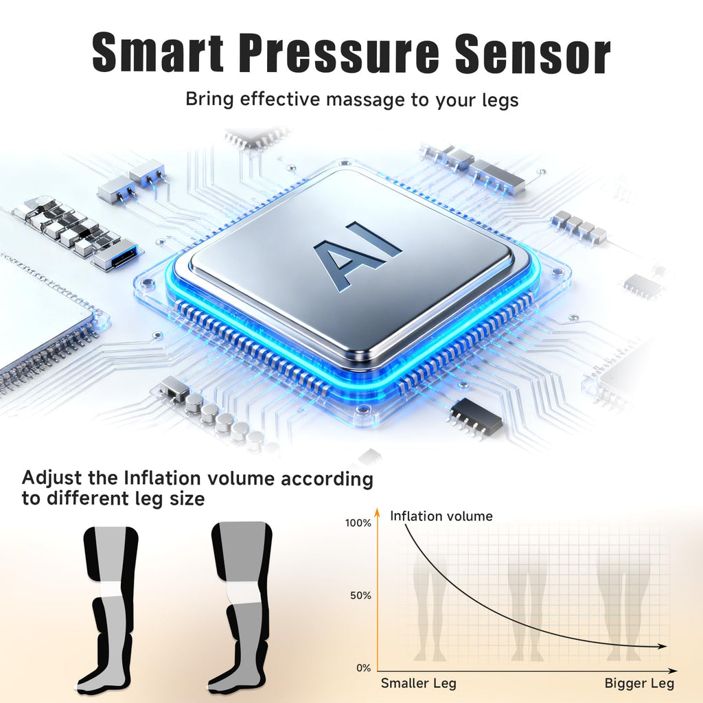 Leg Compression Massager with Heat B48533
