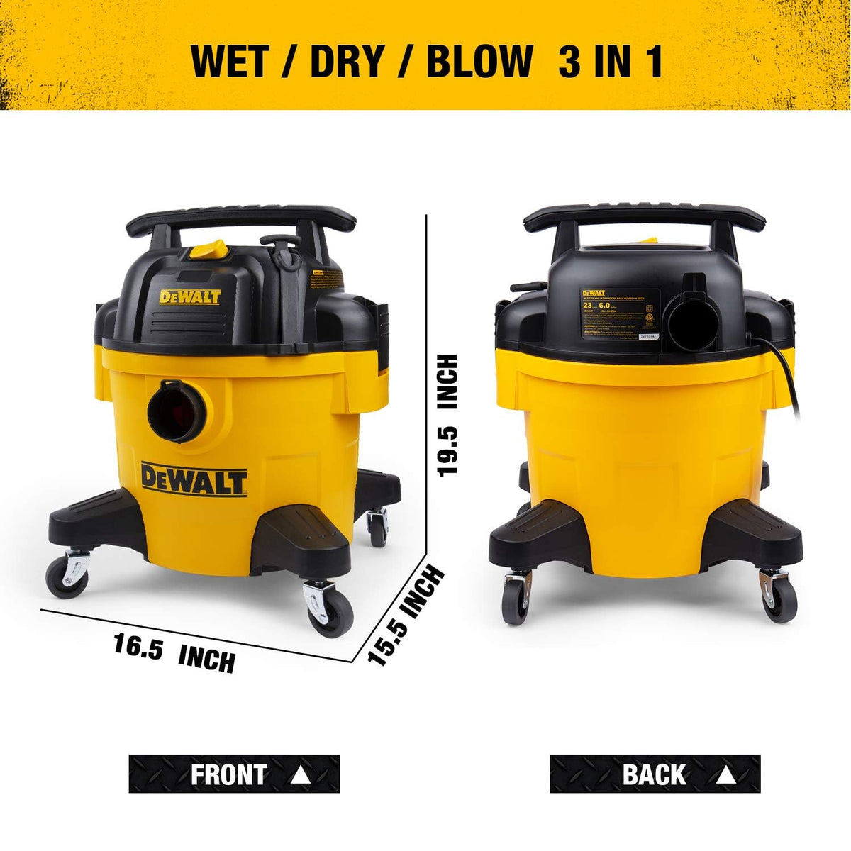 6 Gal Wet/Dry Shop Vacuum with Blower D91102
