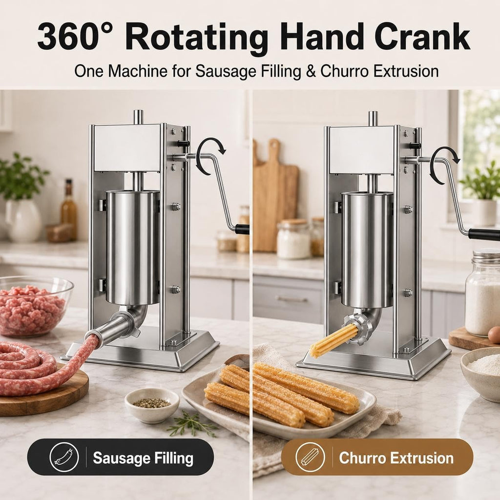 3L 304 Stainless Steel Sausage Stuffer & Churro Maker X174734