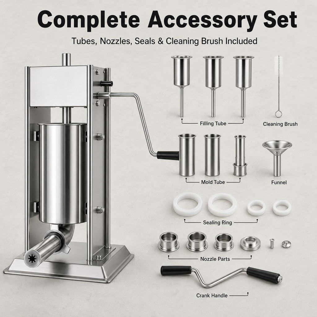 3L 304 Stainless Steel Sausage Stuffer & Churro Maker X174734