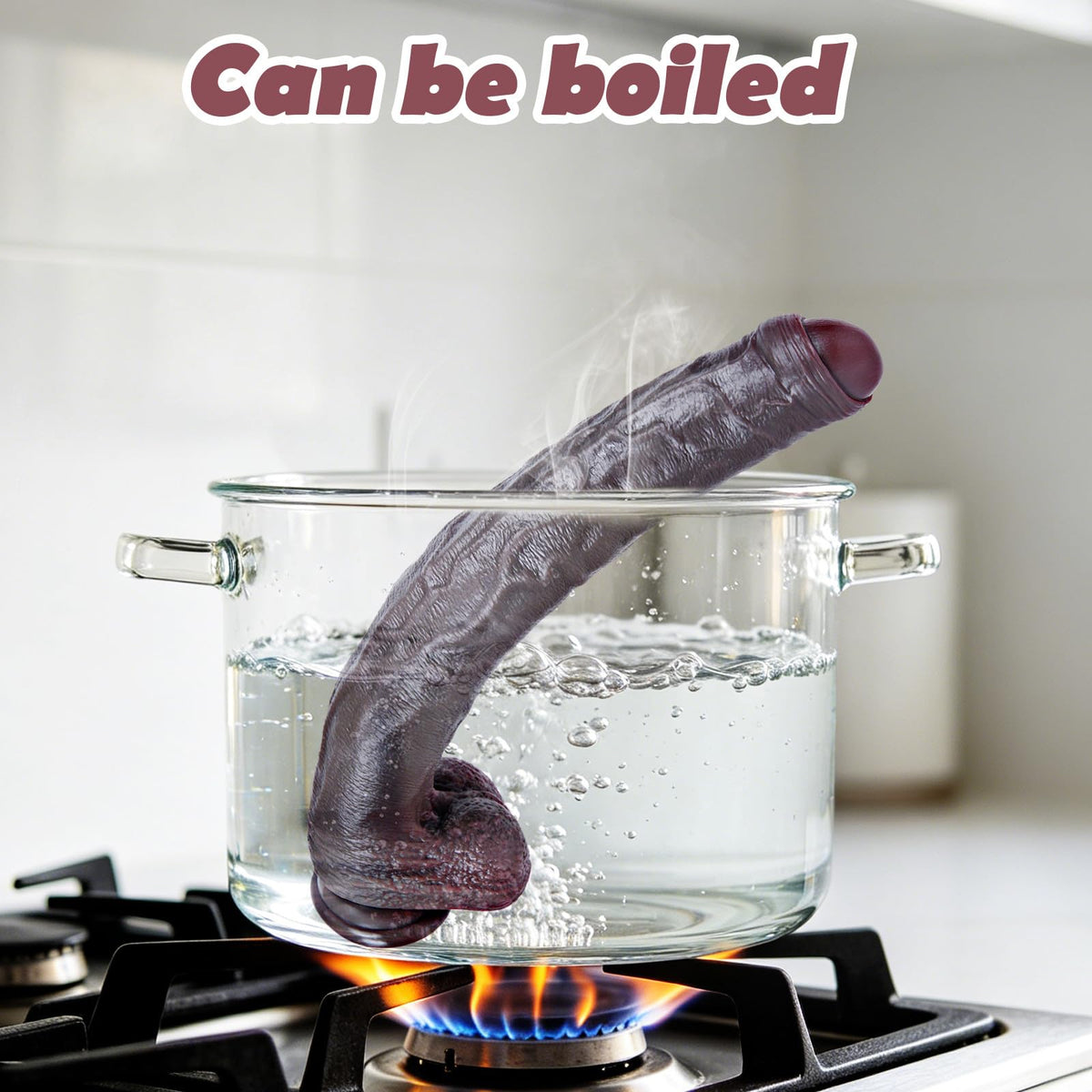 Black Realistic Dildo with Suction Cup F63298