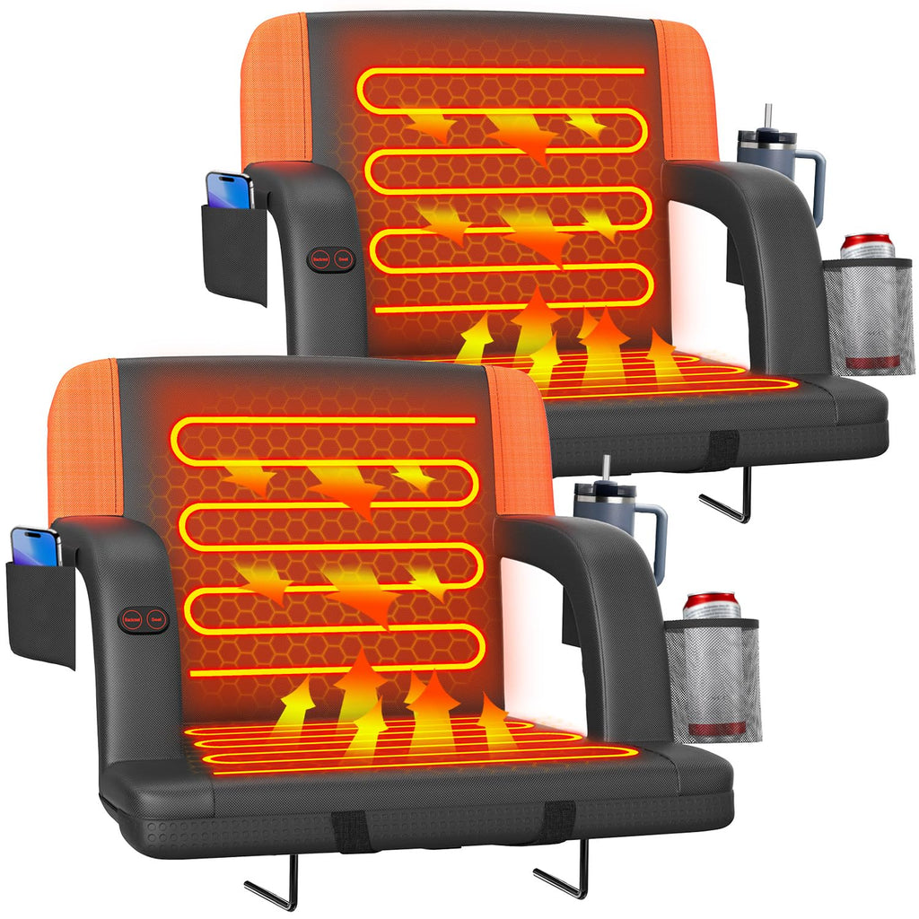 Heated Stadium Seat with Back Support R443528