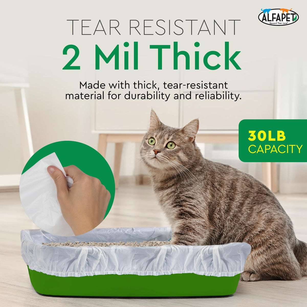 Heavy Duty 52 Pack Litter Box Liners C6004