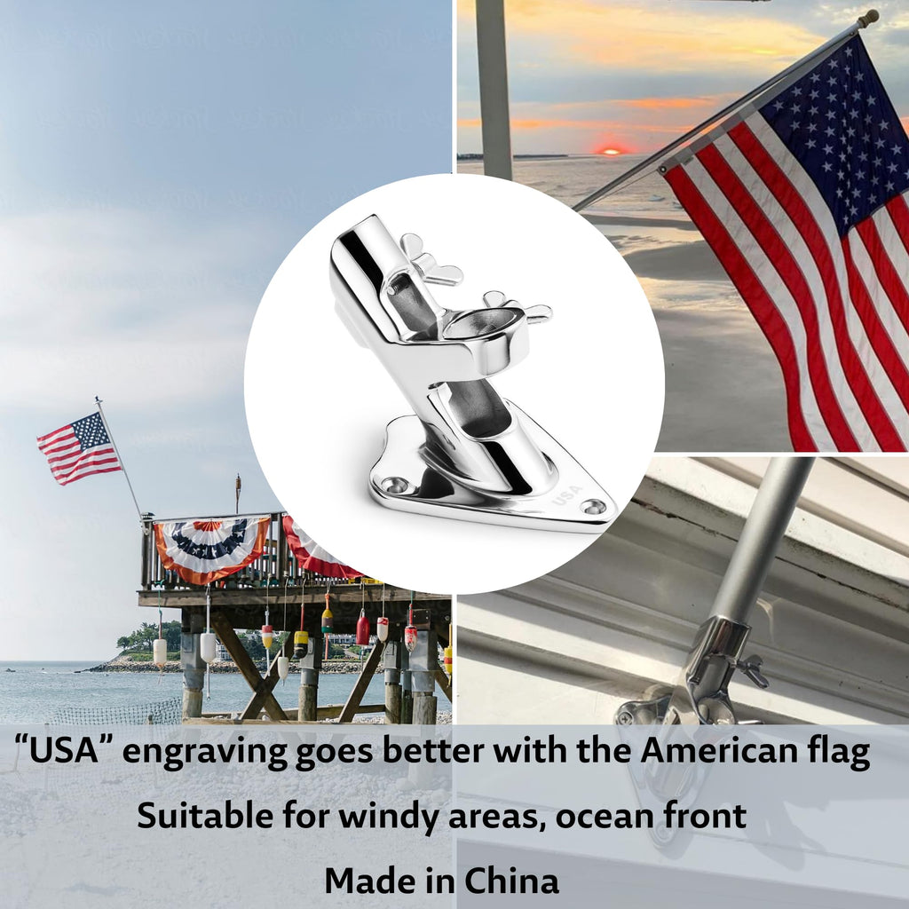 1 Inch Stainless Steel Flag Pole Holder P5221