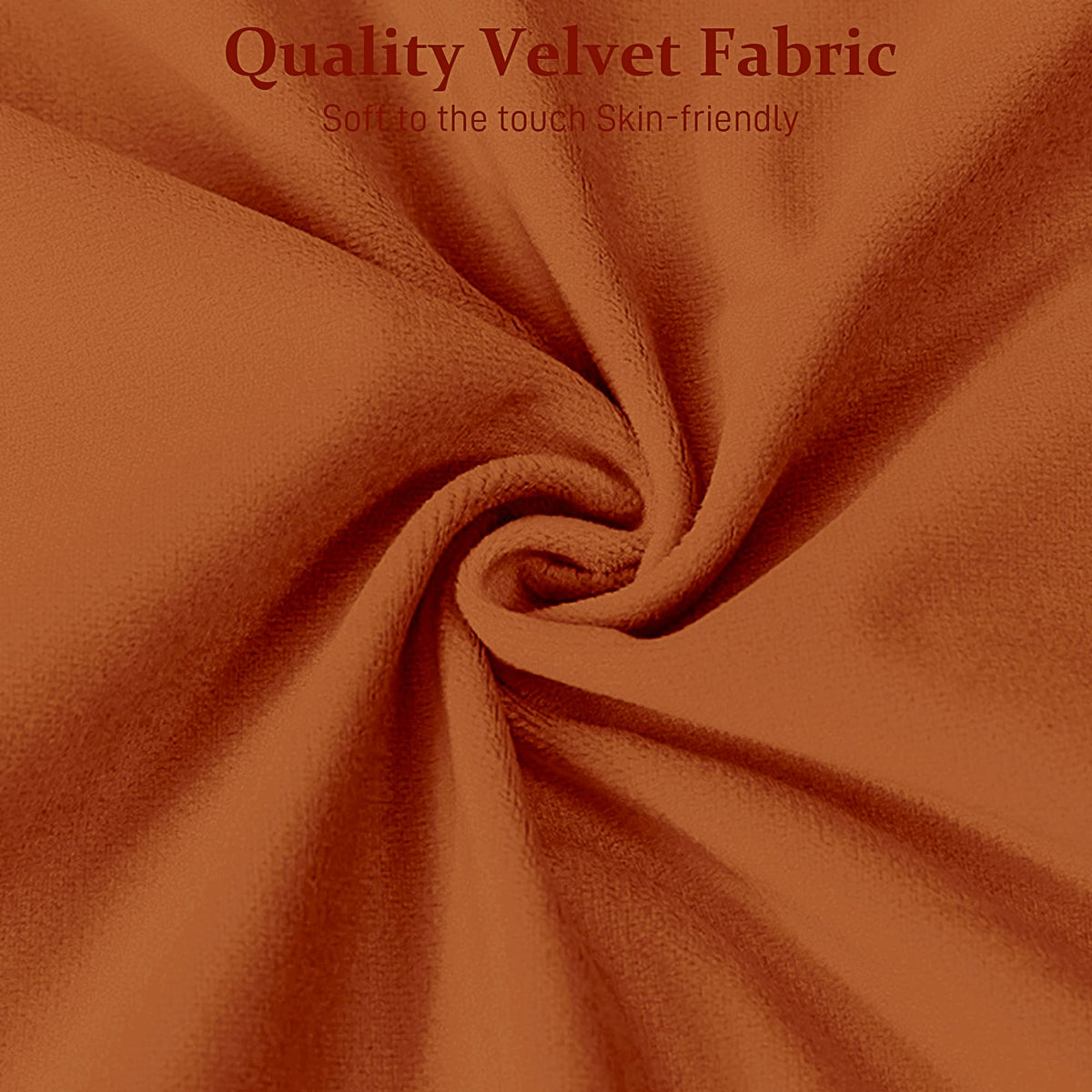 Orange Velvet Bench Ottoman J269814