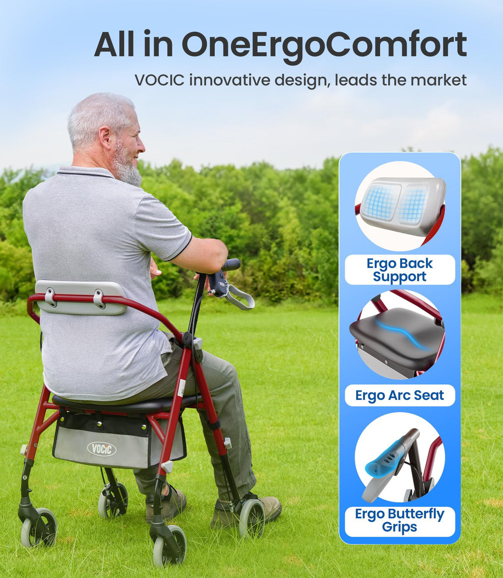 Rollator Walker with Seat A32396