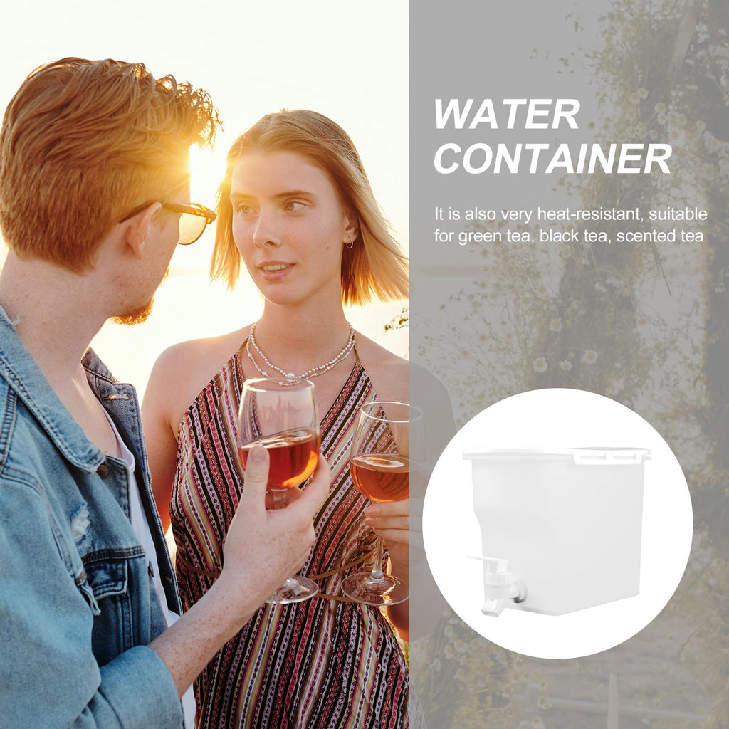 Water Jug with Faucet Heat Resistant PP Pitcher Q238