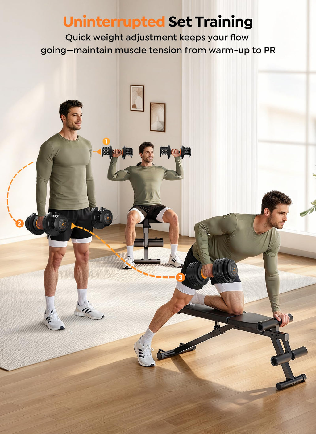 Adjustable Dumbbell Set of 2 D685108