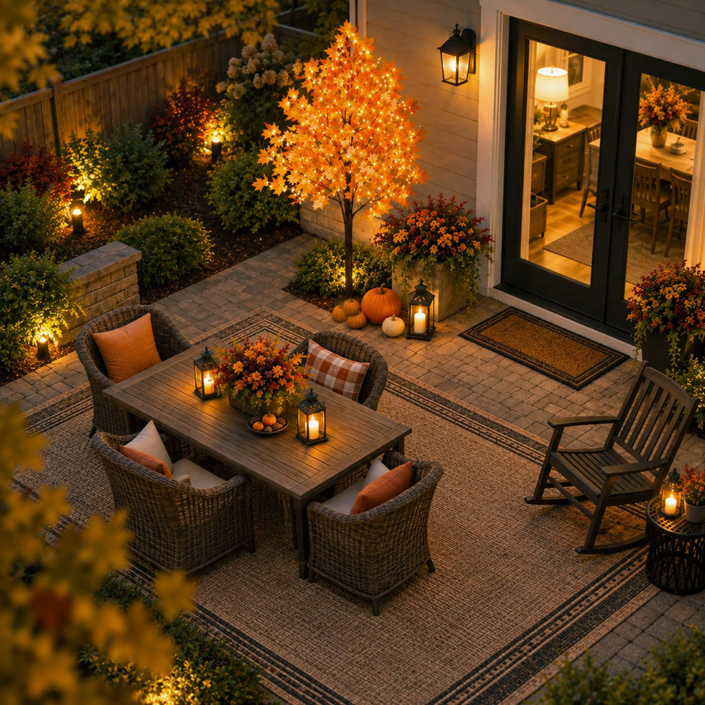 8FT Lighted Maple Tree D931