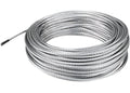 316 Stainless Steel Cable Wire Rope 1/8" 1x19-100 ft Coil N62779
