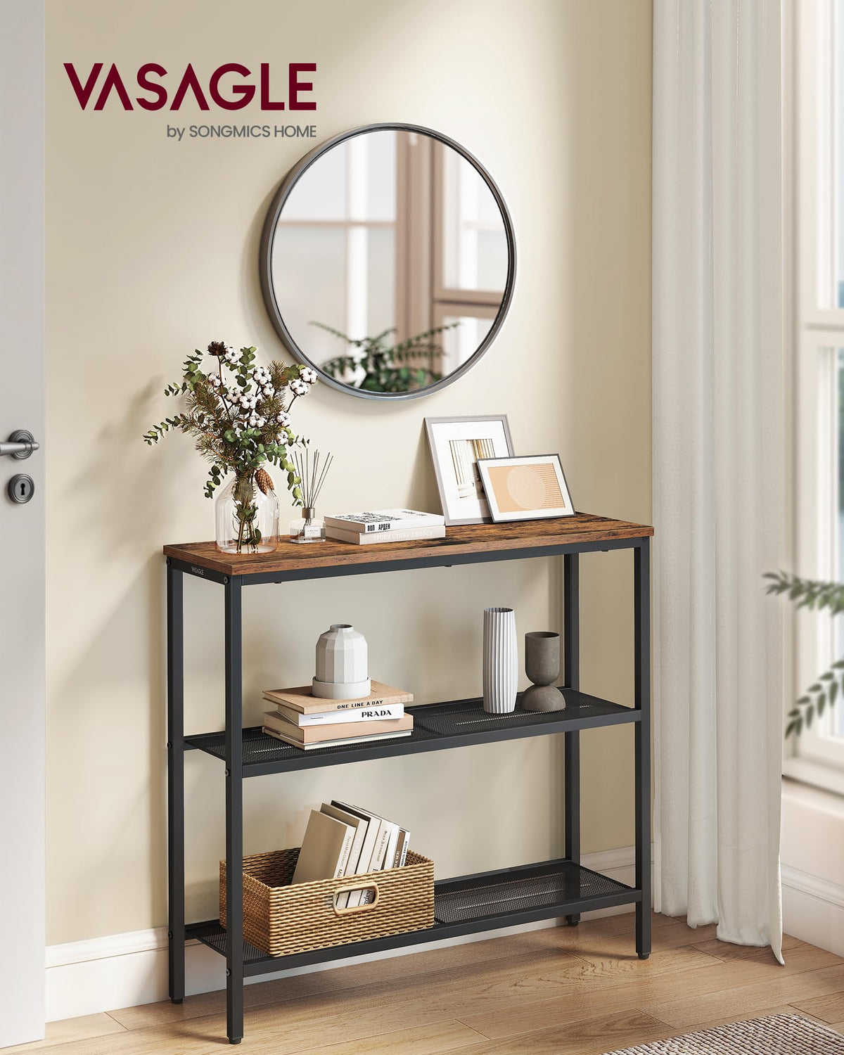31.5" Narrow 3 Tier Console Table X70713