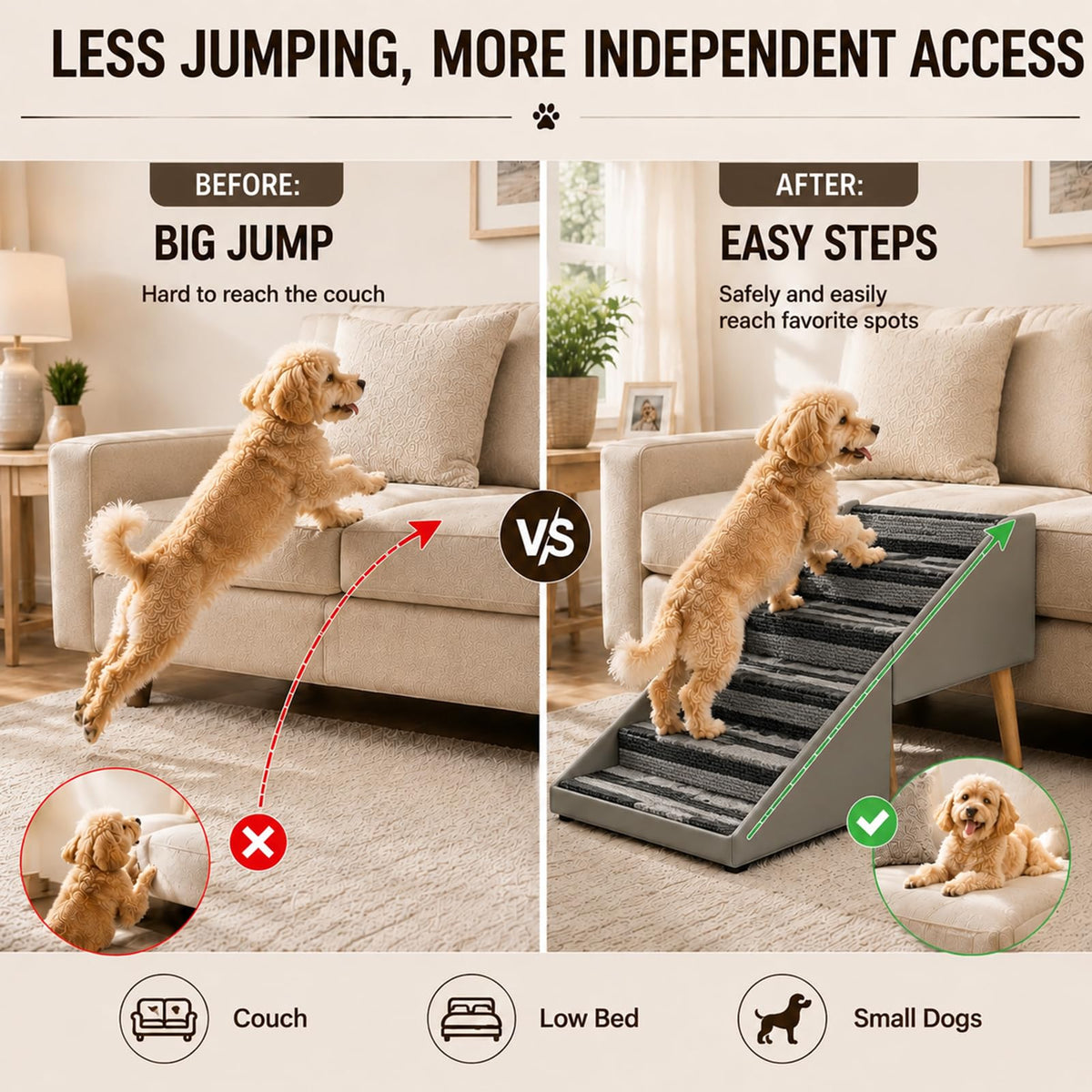 Small Dog Stairs S8295