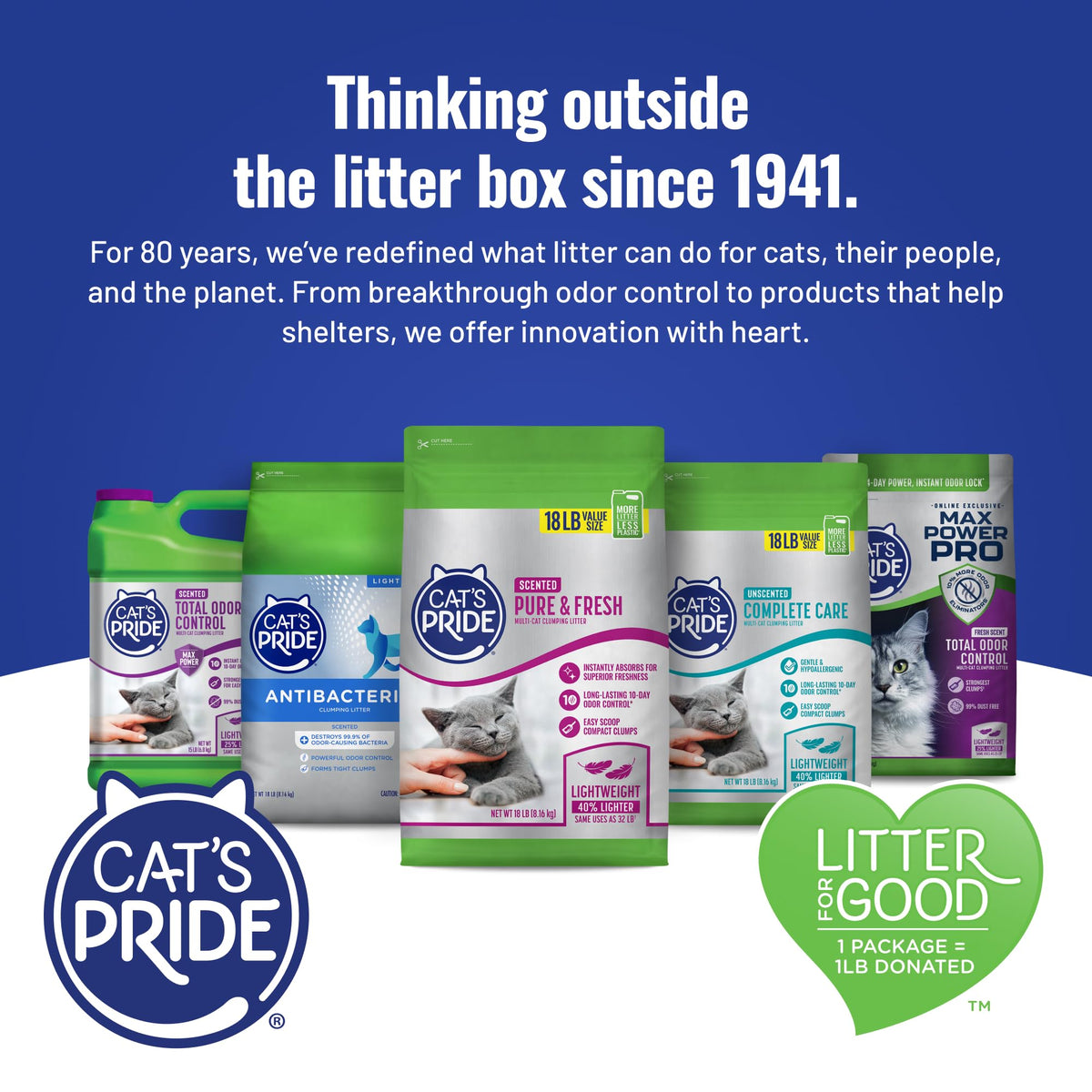 Unscented Clumping Litter 15lb Z2541