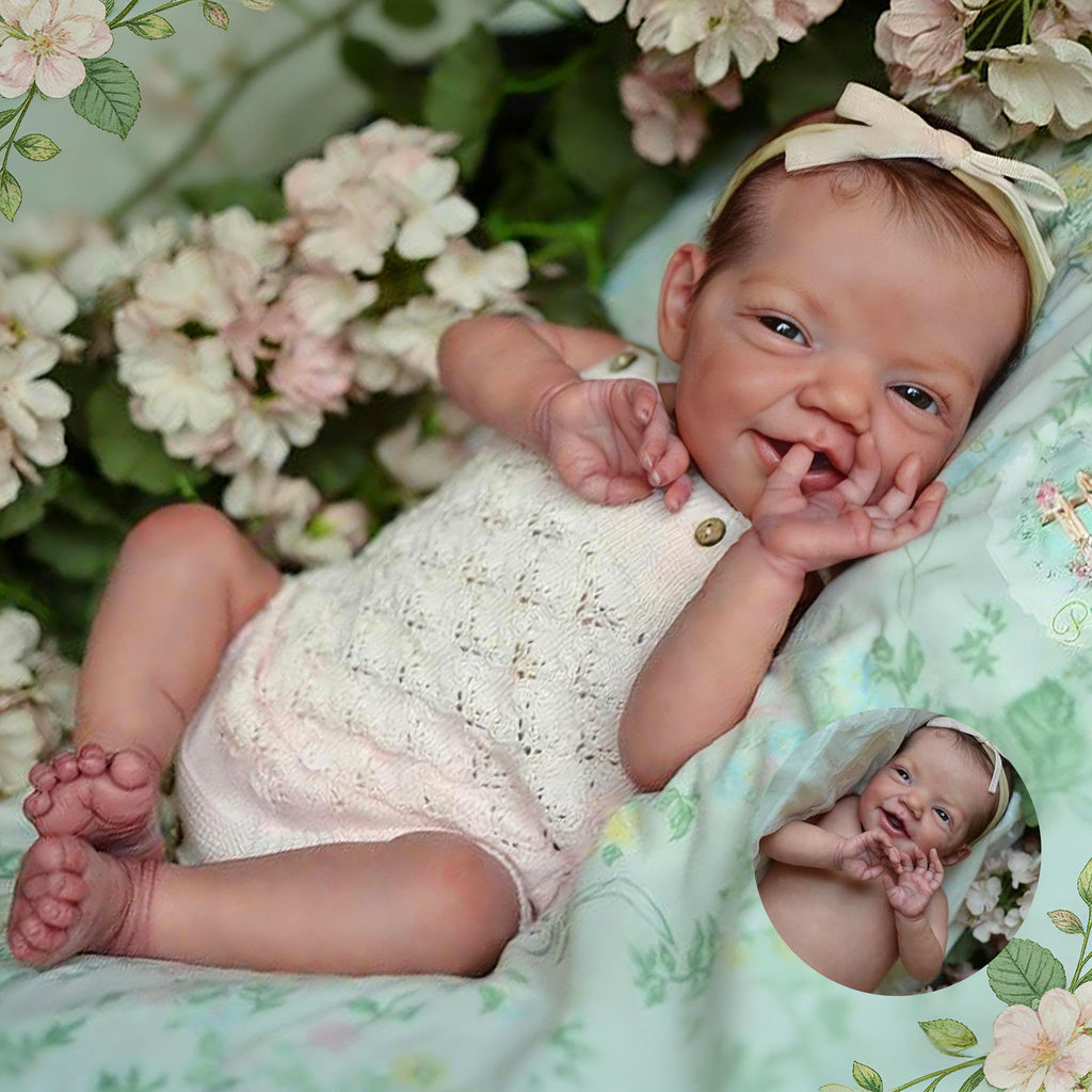 20 in Full Silicone Reborn Baby Doll Girl Z930845