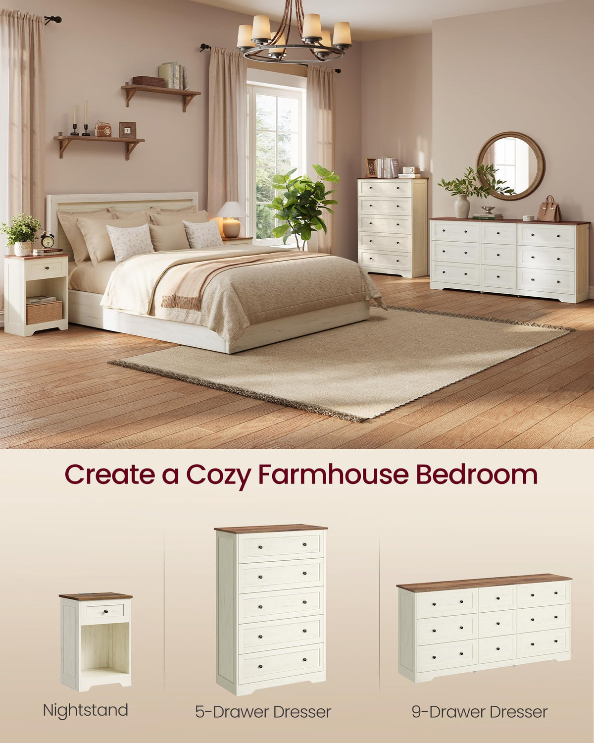 5 Drawer Dresser S213