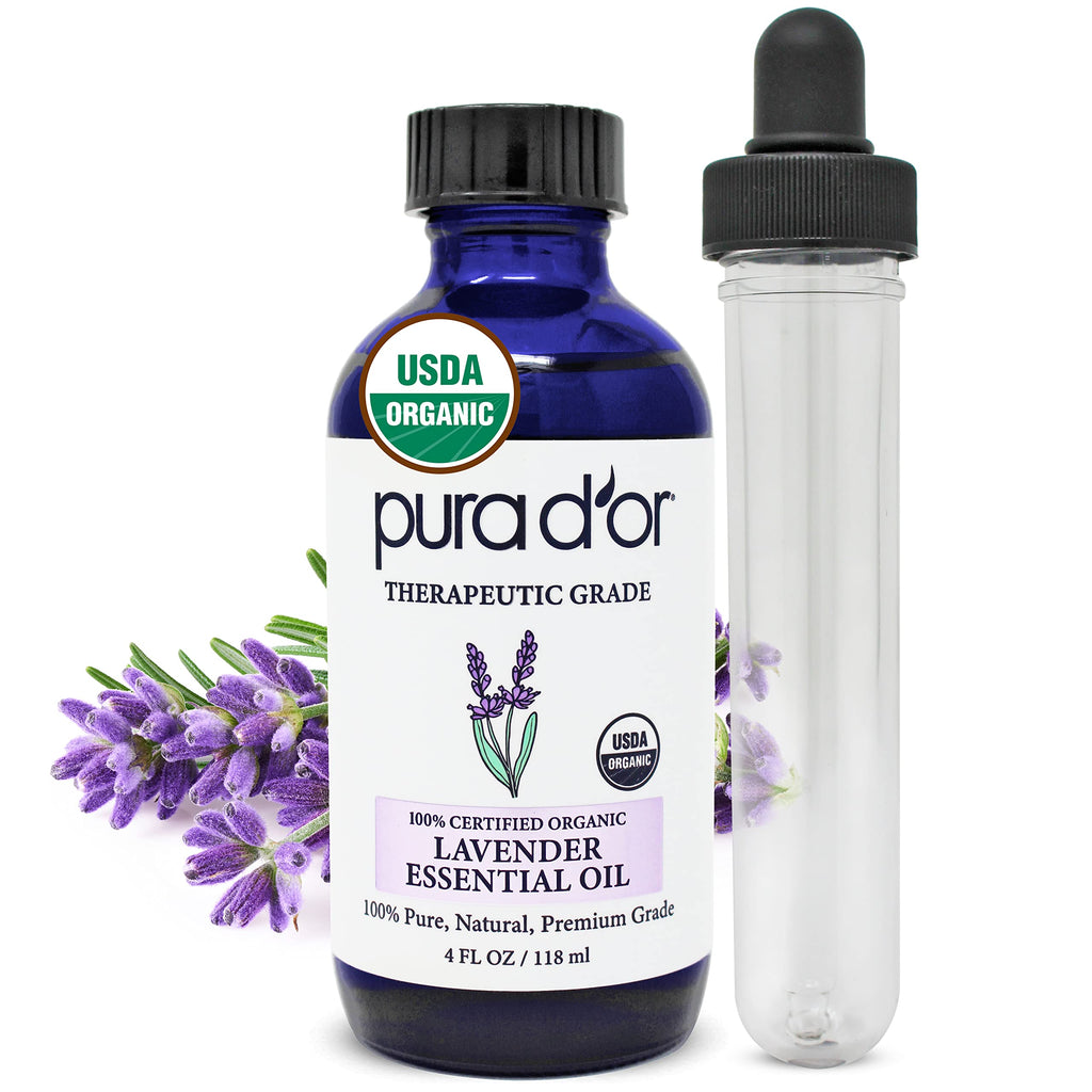 Organic Lavender & Rosemary Essential Oils Bundle 4oz Each N5909
