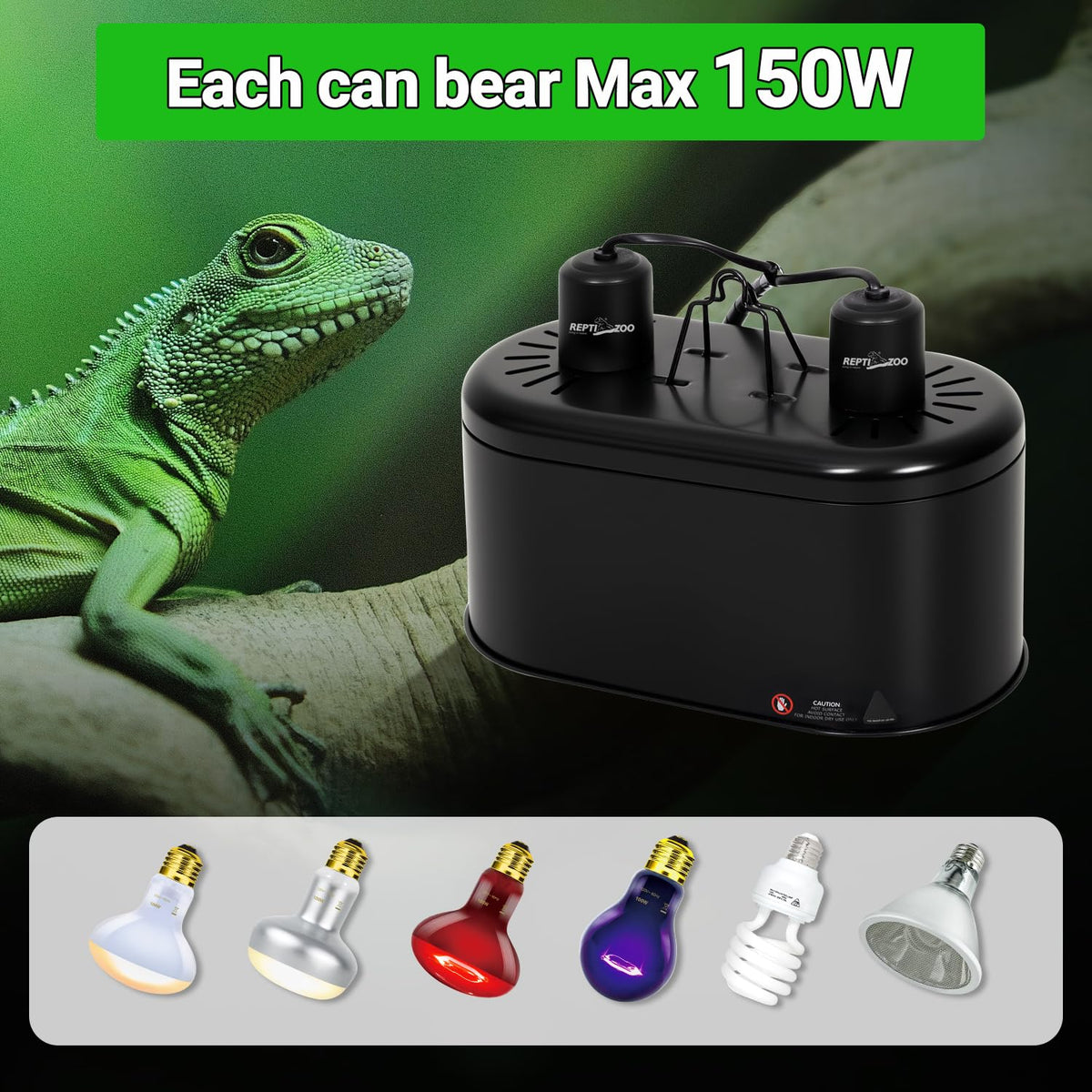 Dual Reptile Light Fixture Q47602