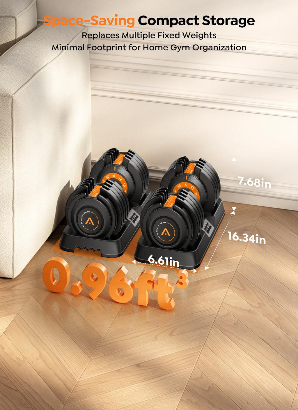 Adjustable Dumbbell Set of 2 D685108