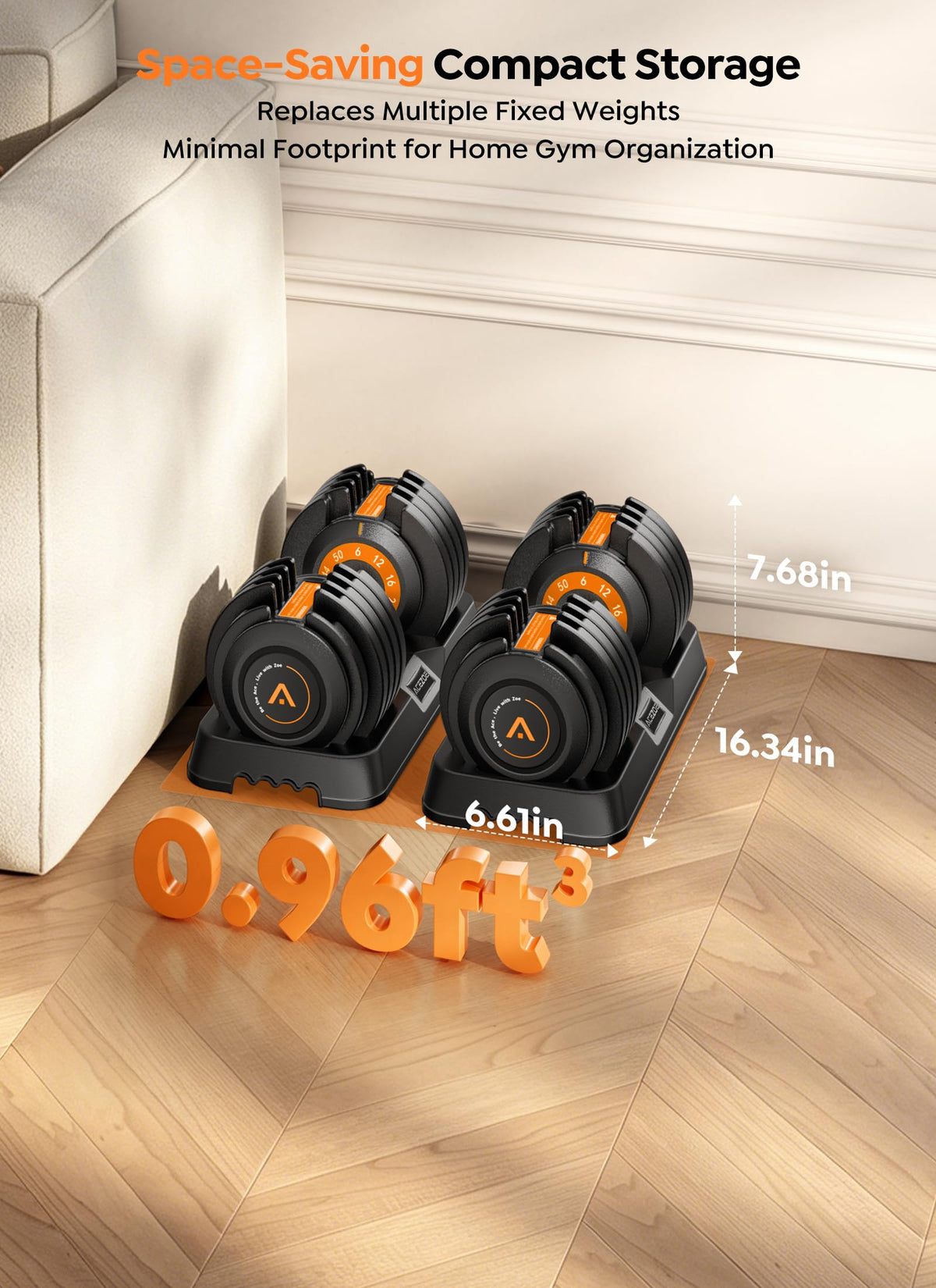 Adjustable Dumbbell Set of 2 D685108