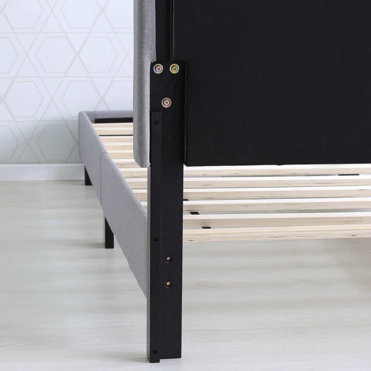 California King Upholstered Platform Bed Frame P18303