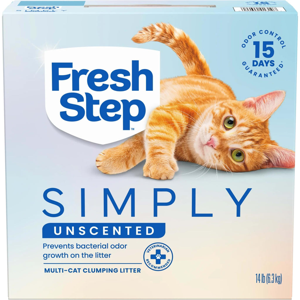 Unscented Clumping Cat Litter with Activated Charcoal, 14 lb C61245