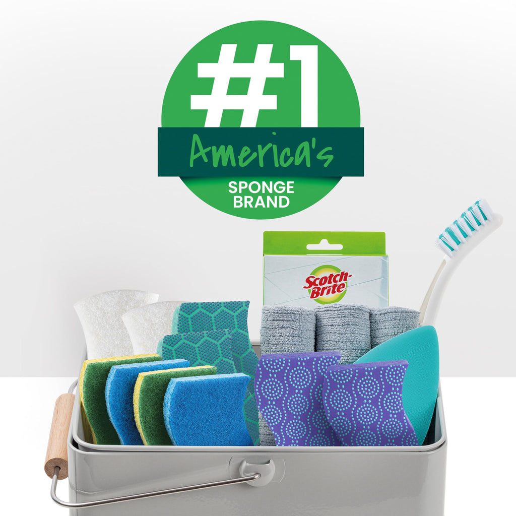 Zero Scratch Scrub Sponge, 9 Pack L566