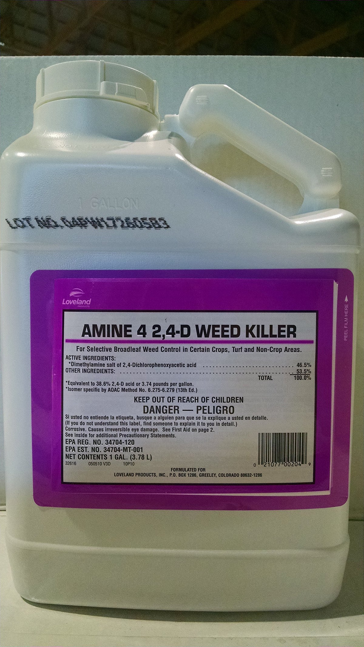 4 2,4-D Weed Killer 1 gal I890